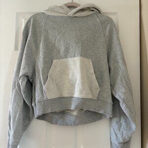 Aerie Colorblock Grey Hoodie size Medium